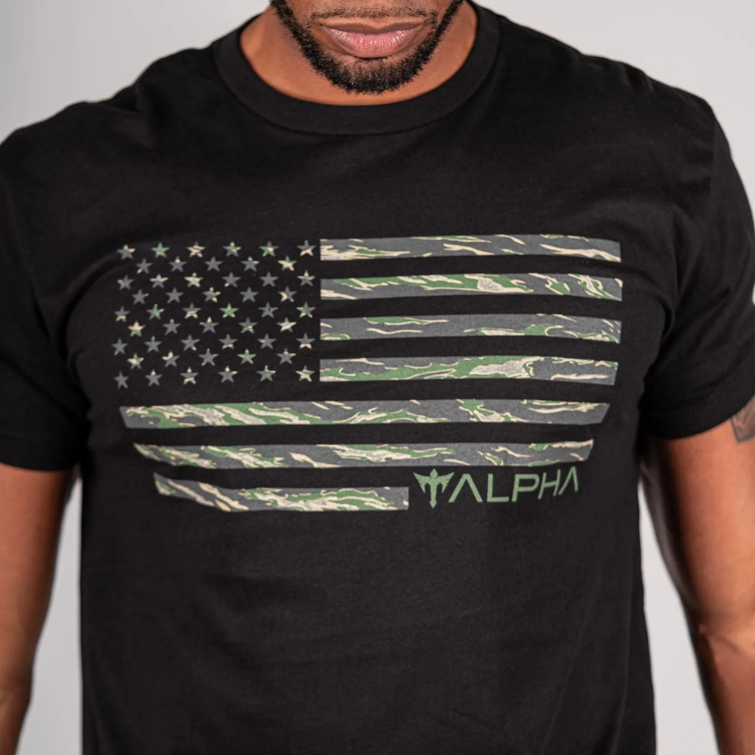 Alpha Flag | Camo | Black