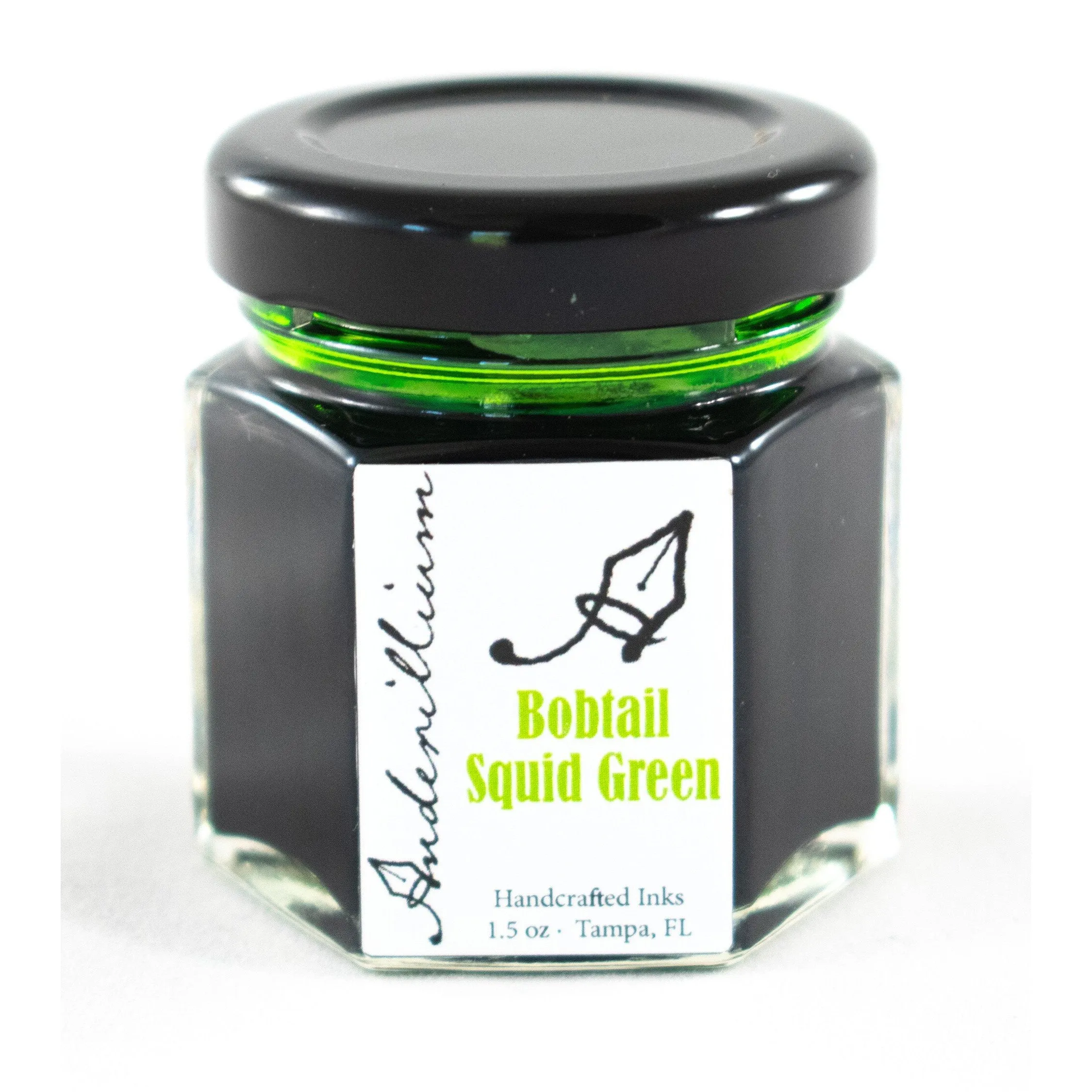 Anderillium Bobtail Squid Green - 1.5 Oz Bottled Ink