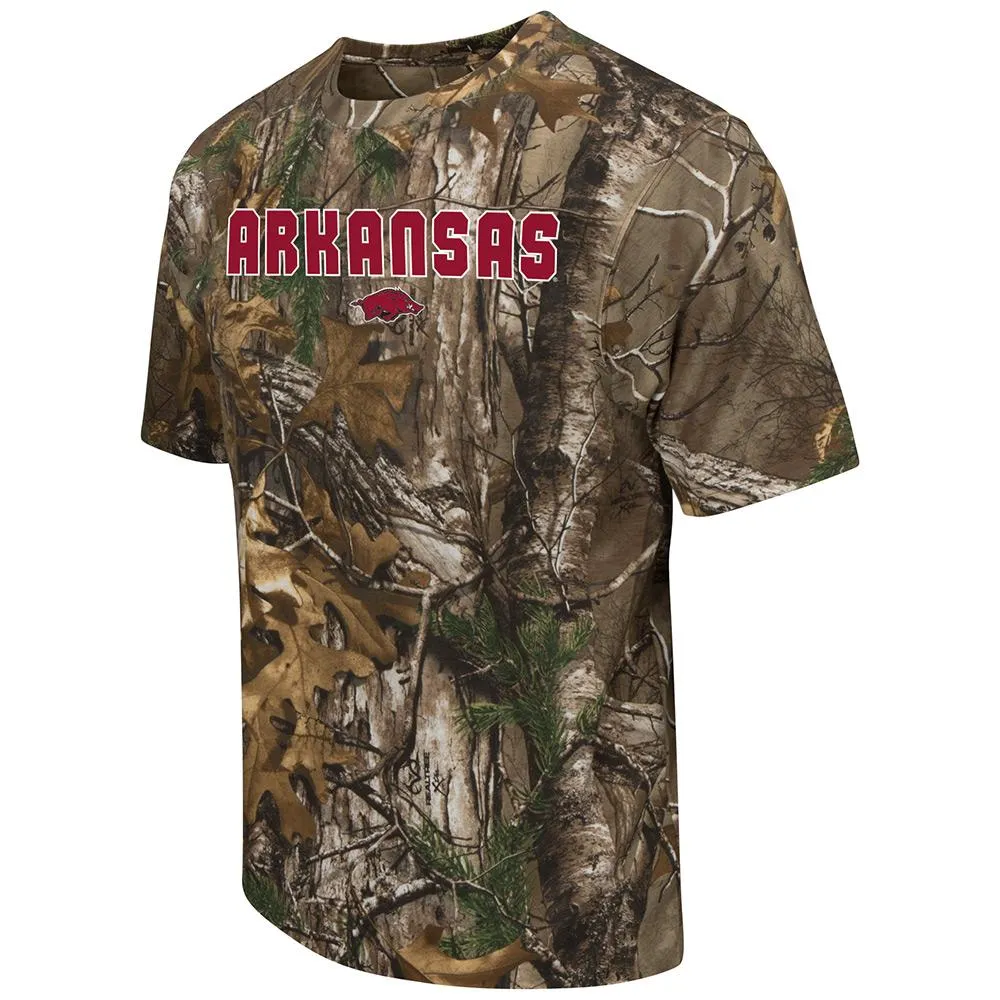 Arkansas Razorbacks Colosseum Realtree Xtra Camouflage Short Sleeve T-Shirt