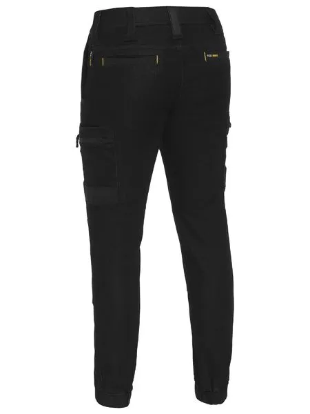 Bisley Flex And Move Stretch Denim Cargo Cuffed Pants (BPC6335)