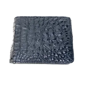 Black Crocodile Hornback Wallet