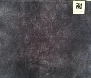 Charcoal SLATE Grey Hand Dyed HALF YARD Wool Fabric for Wool Applique and Rug Hooking