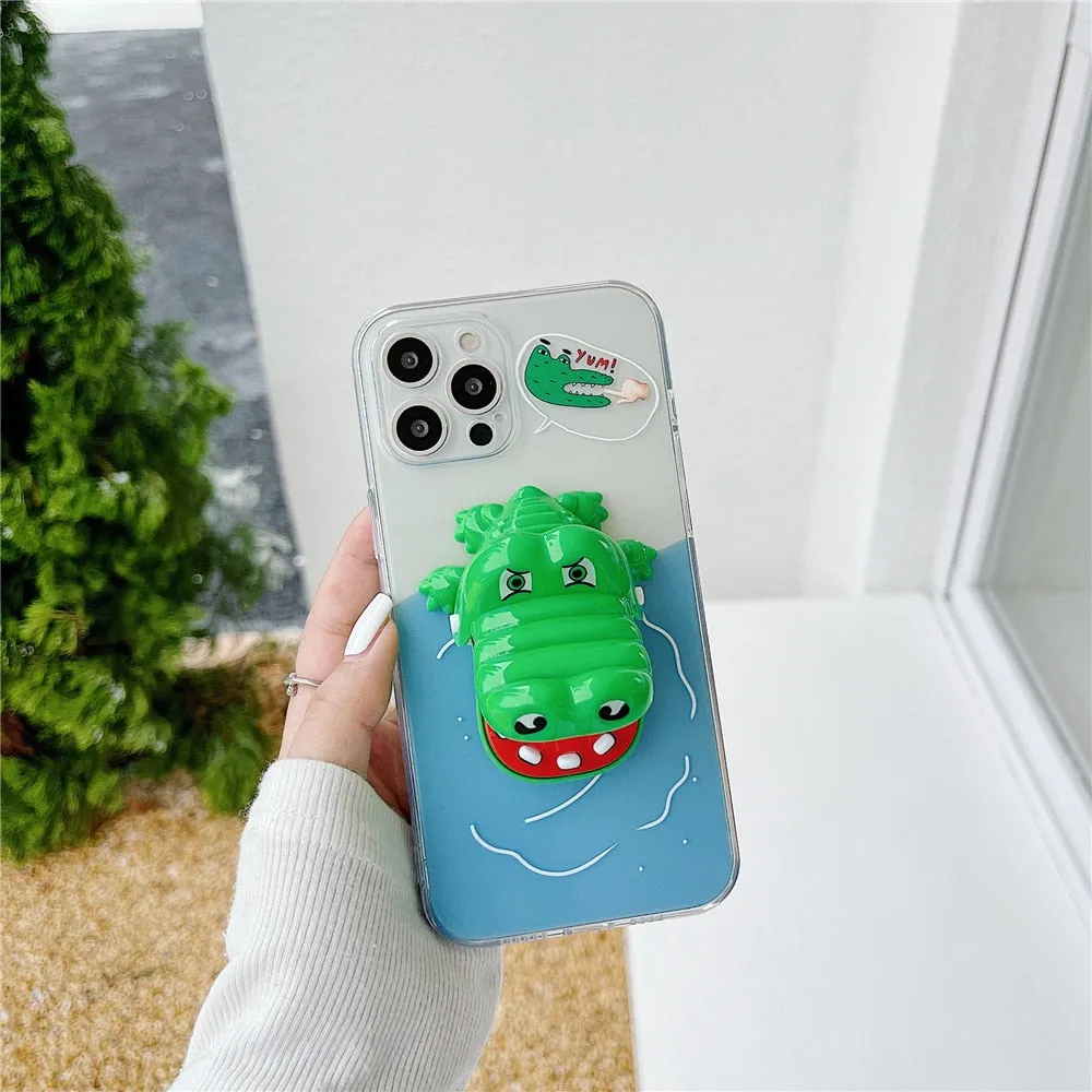 Crocodile Bite iPhone Case