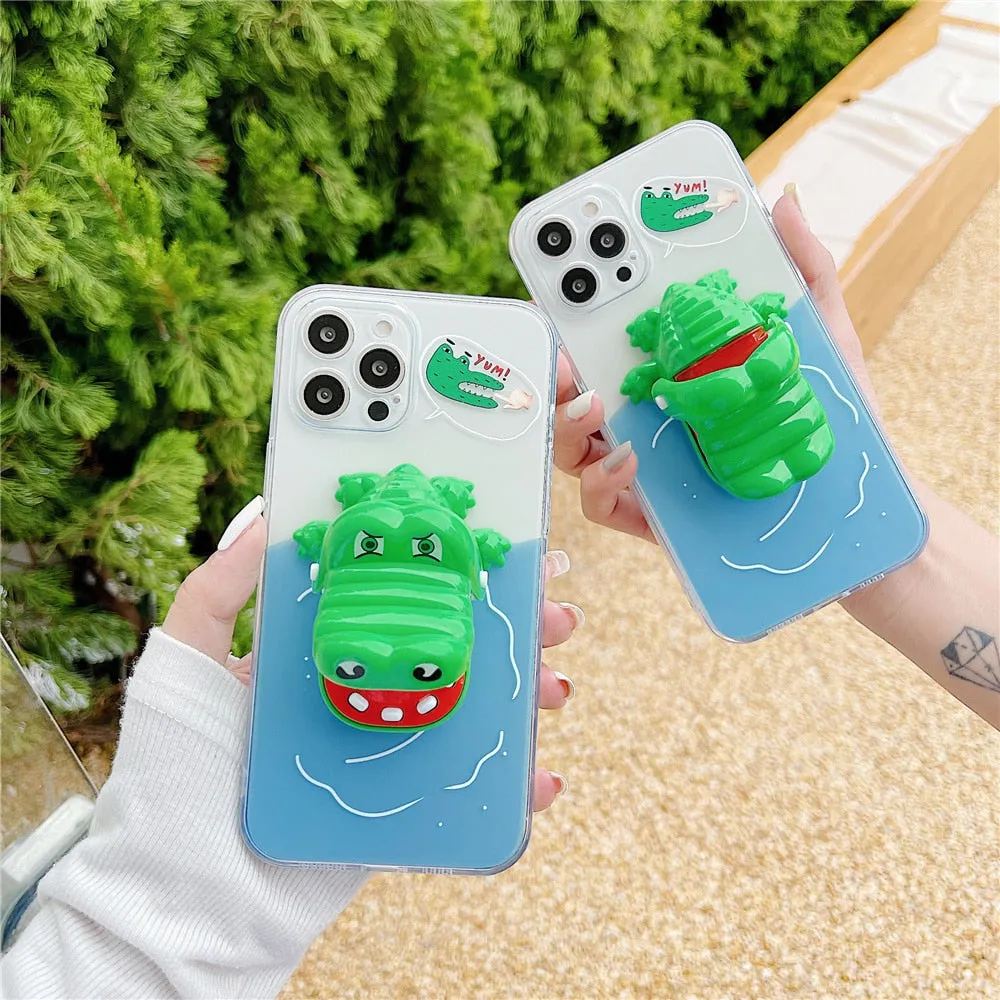 Crocodile Bite iPhone Case