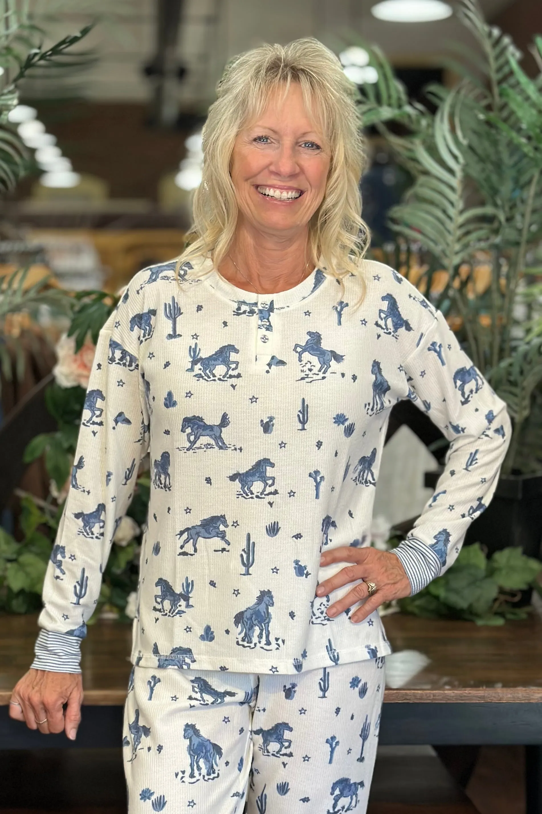 Desert Daze Pajama Top By PJ Salvage