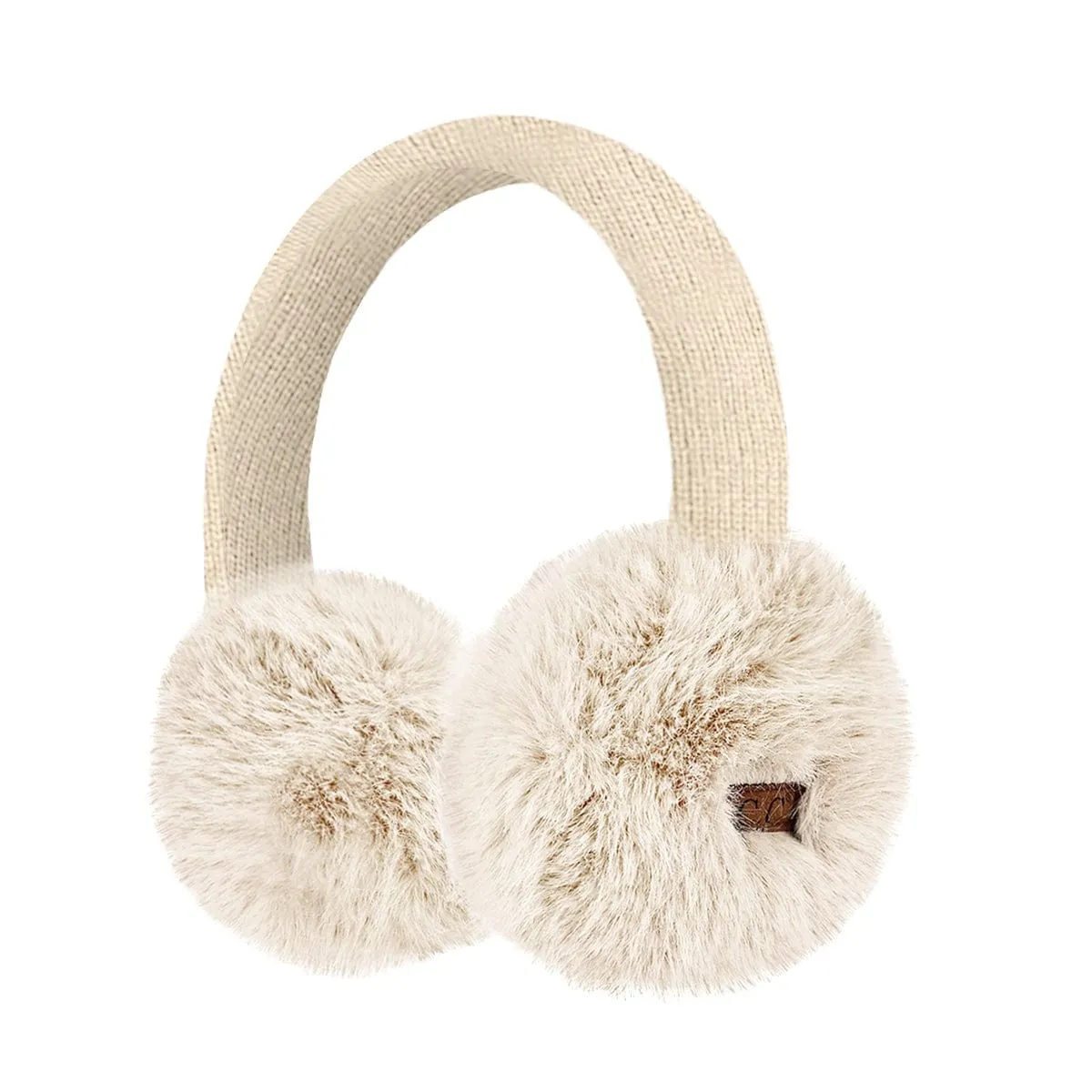 EMS0155 Faux Mink Fur Knitted Earmuffs