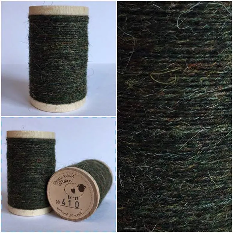 FIDDLEHEAD Hand Dyed Fat EIGHTH Wool Fabric for Wool Applique and Rug Hooking