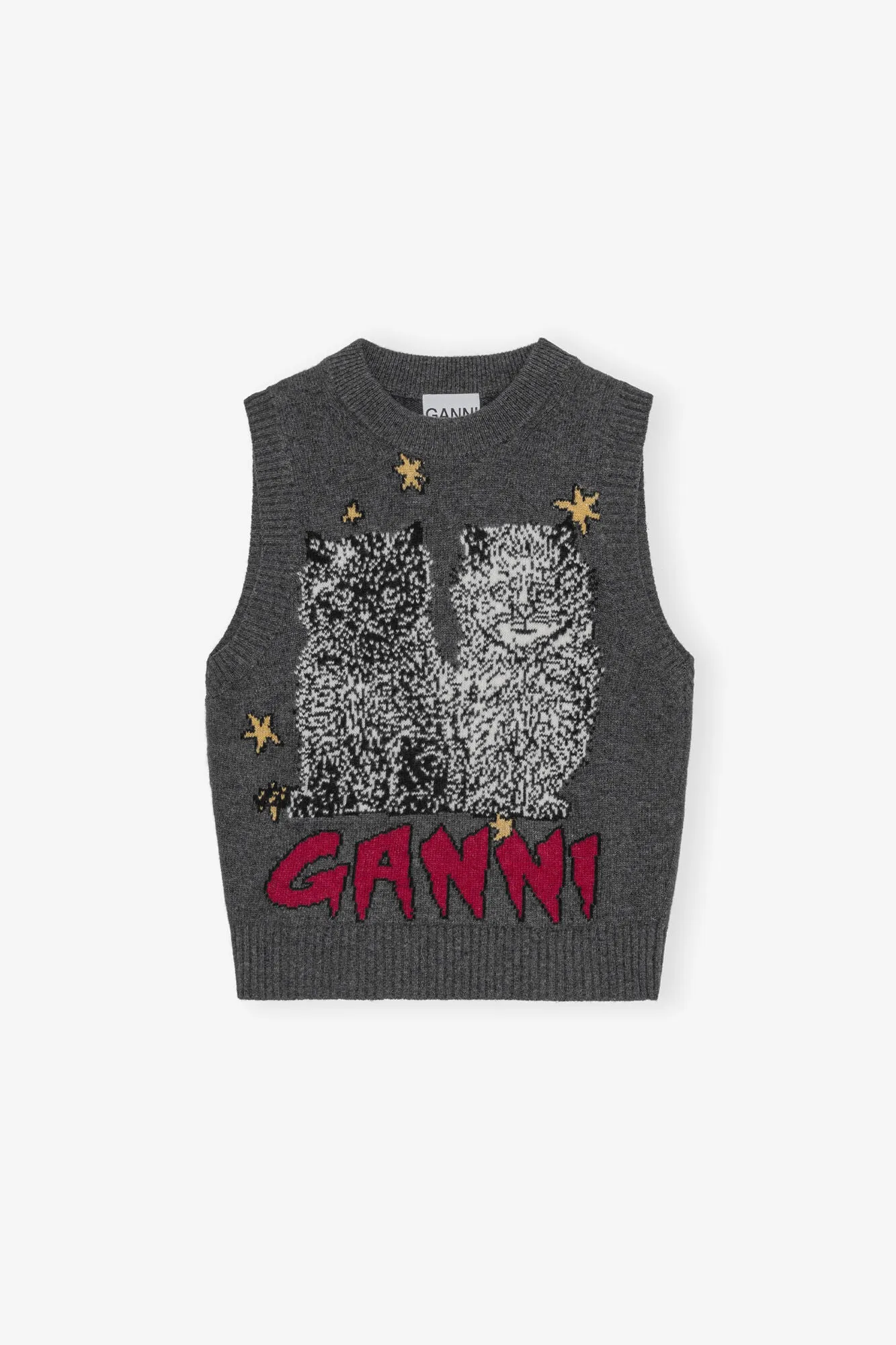 GRAPHIC CATS VEST