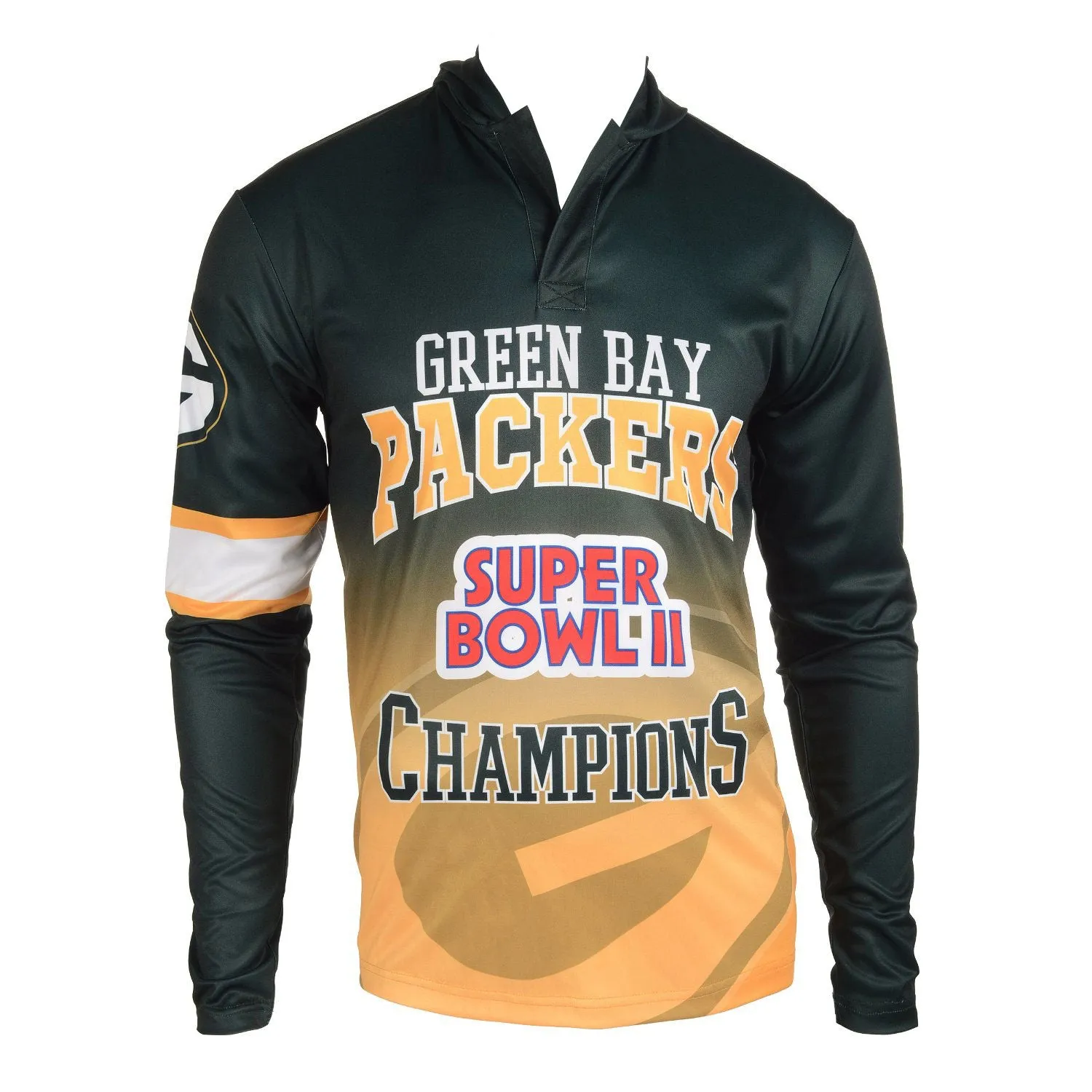 Green Bay Packers Super Bowl 2 Champions Commemorative Retro Hoody Tee