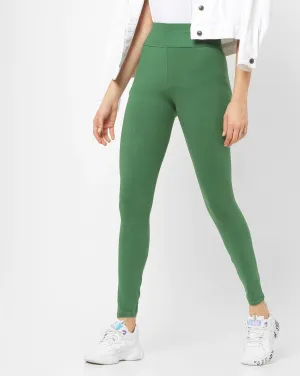 High Waist Yoga Pant Leggings for Women Green