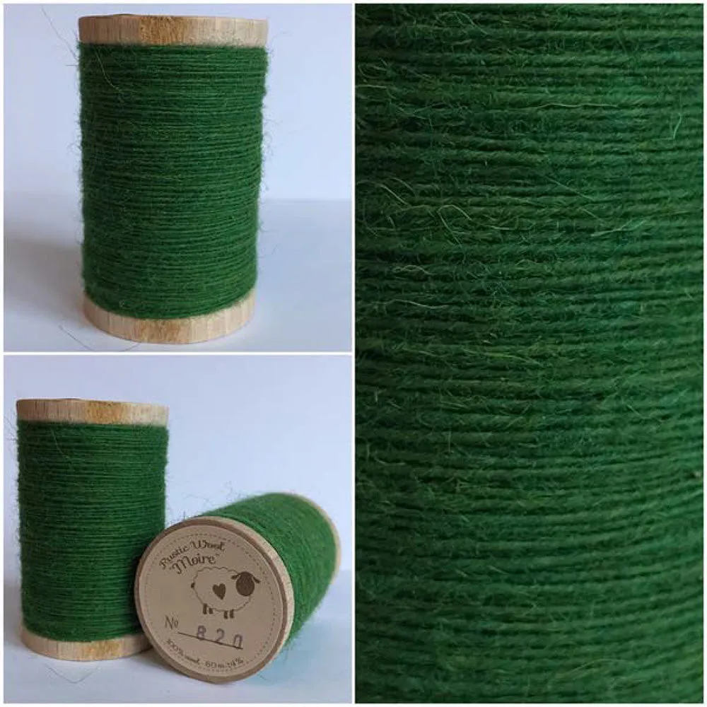 JUNIPER Hand Dyed Fat EIGHTH Wool Fabric for Wool Applique and Rug Hooking