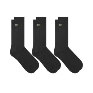 Lacoste 3 Pack Crew Cut Socks