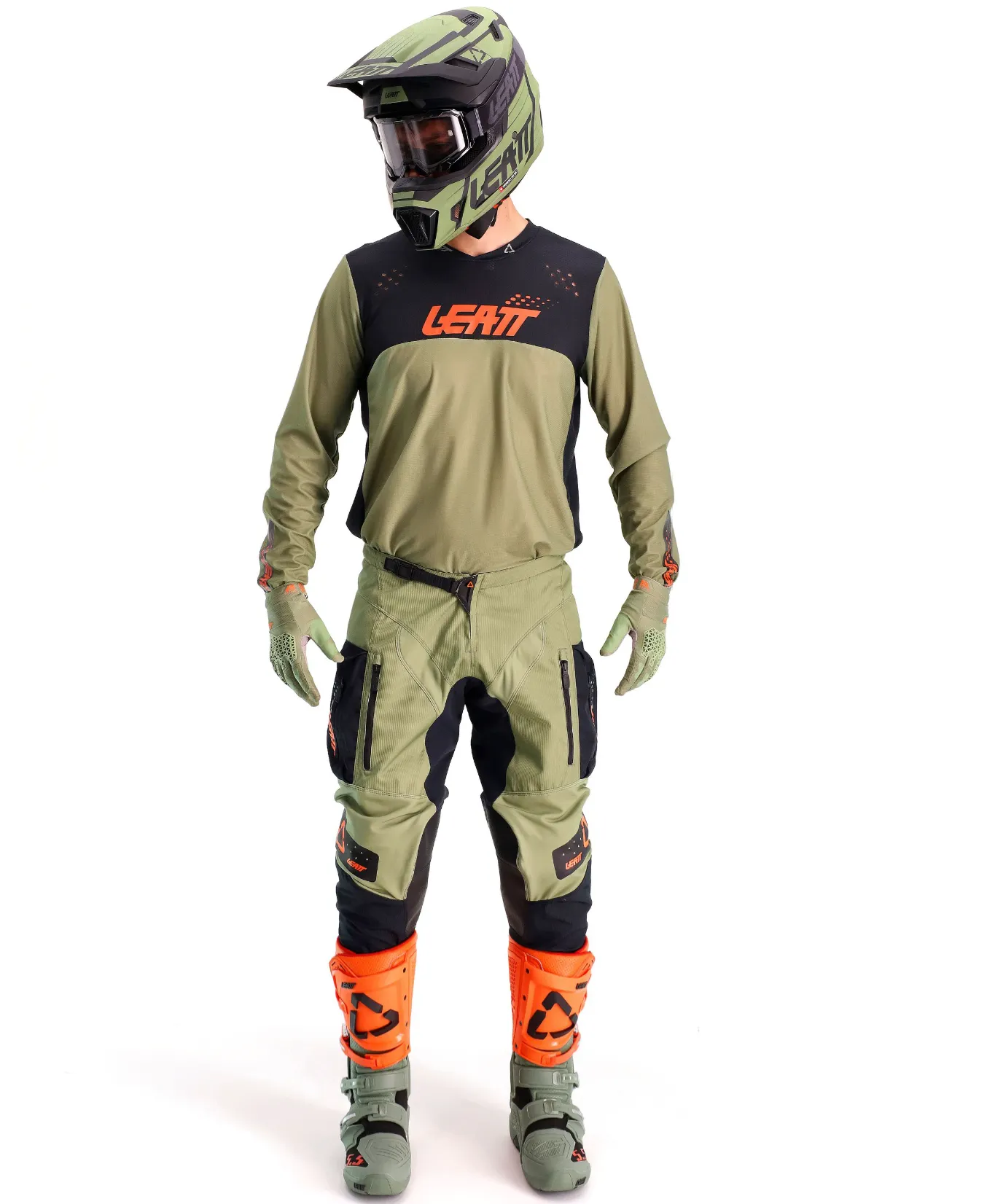 Enduro Cactus Leatt Moto 4.5 Pant for Off-Road Riding (502203024)