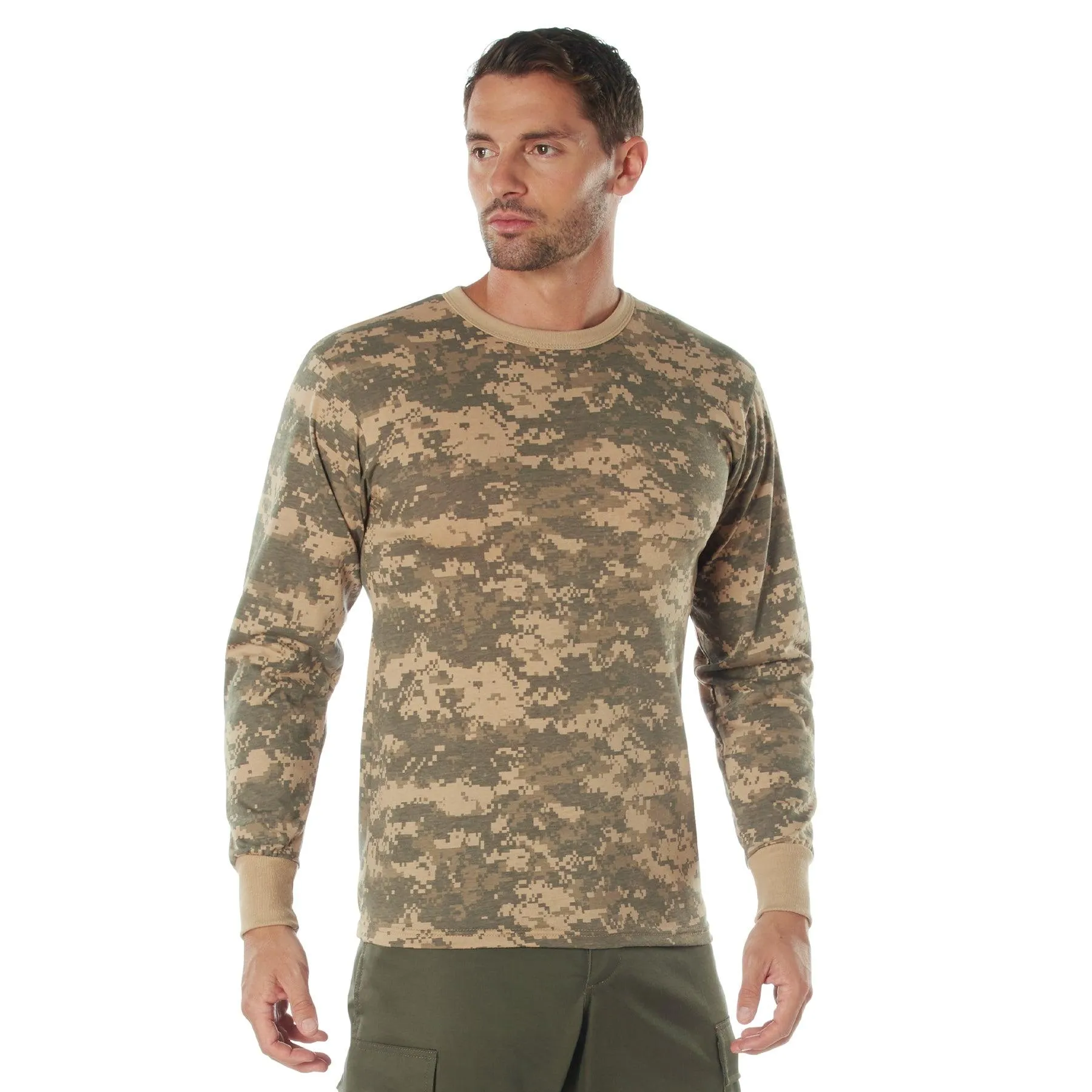 Long Sleeve Digital Camo T-Shirt