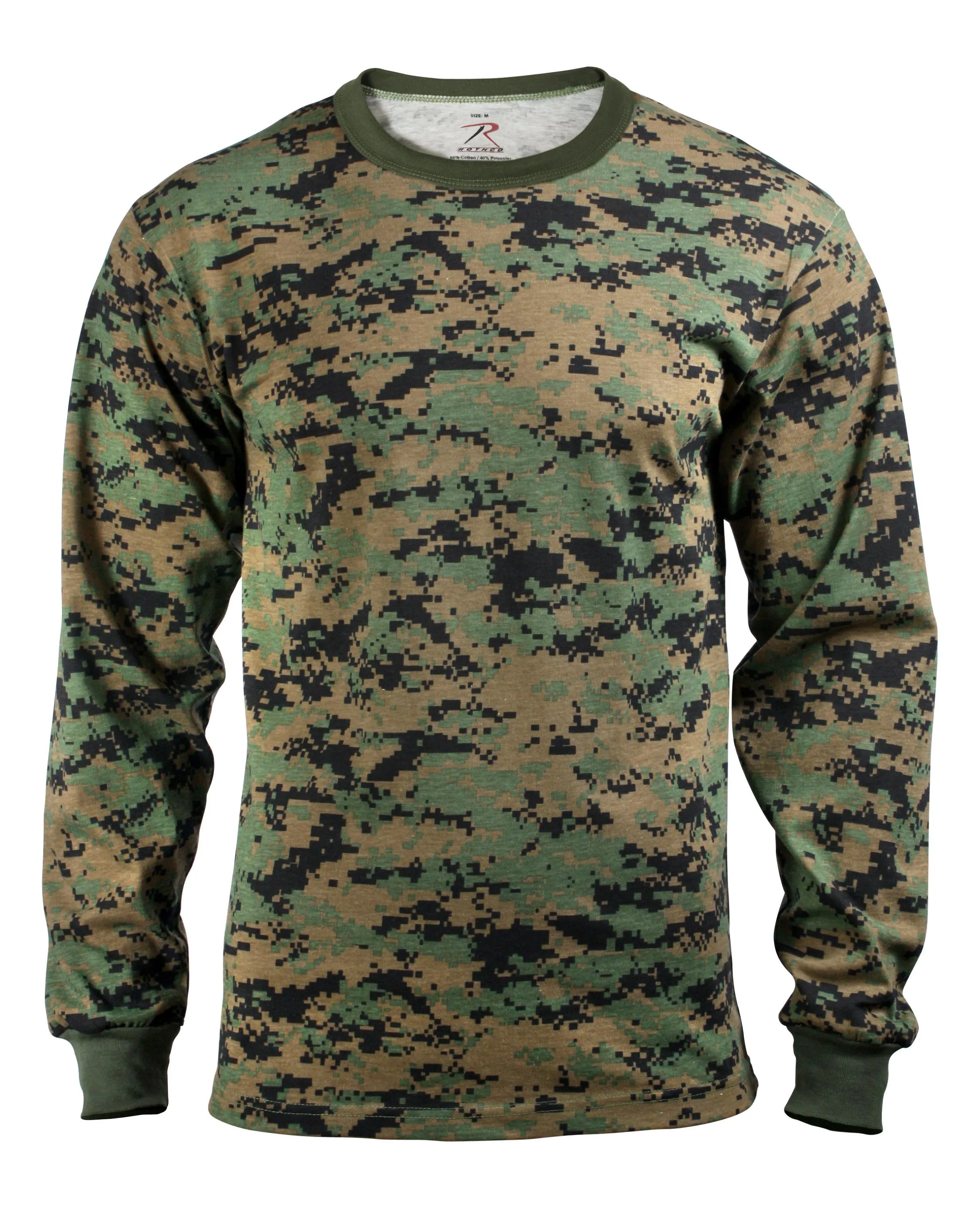 Long Sleeve Digital Camo T-Shirt