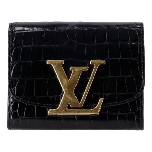 Louis Vuitton Crocodile Skin Capucines Compact Wallet