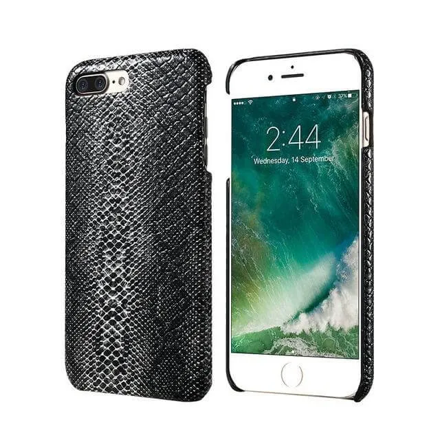 Luxury Crocodile Snake Leather Case For Iphone