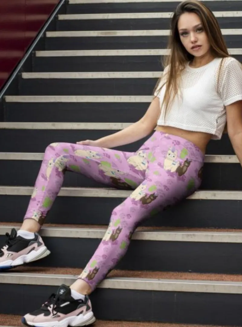 Regular Leggings (8-12 UK Size) - Llamacorn