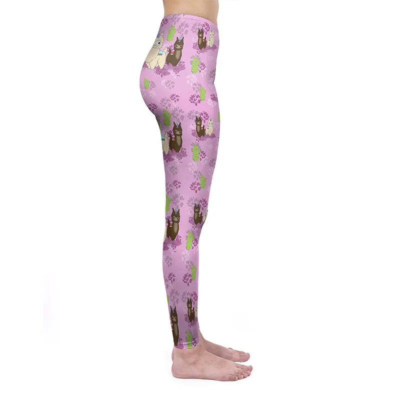 Regular Leggings (8-12 UK Size) - Llamacorn