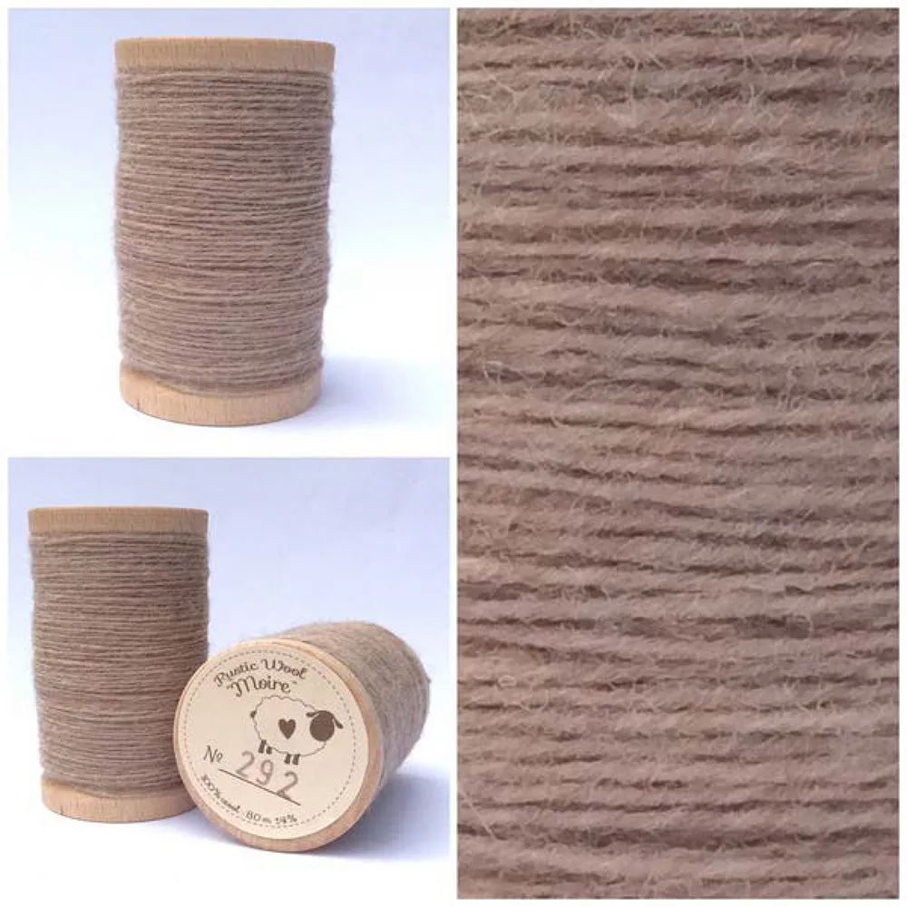 SAND DUNE Hand Dyed Fat QUARTER Wool Fabric for Wool Applique and Rug Hooking