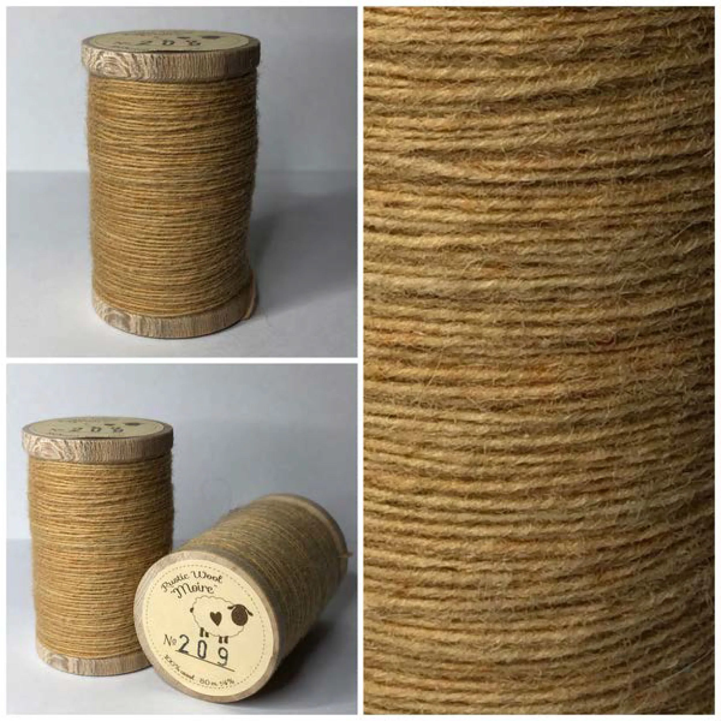 STRAW Hand Dyed Fat QUARTER Wool Fabric for Wool Applique and Rug Hooking