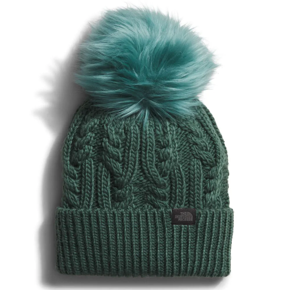 The North Face Oh Mega Fur Pom Beanie