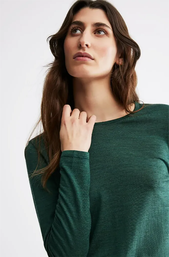 Toorallie Crew Neck Merino Tee - Various Colours