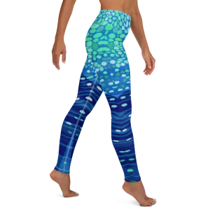 Whale Shark Leggings - Pop Style - High Waist (Warehouse)